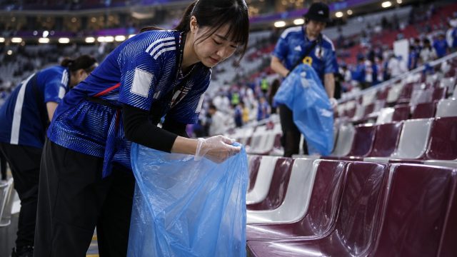 Japanese Fans Inspire Global Respect with Stadium Cleanup Effort | bos 168 slot,