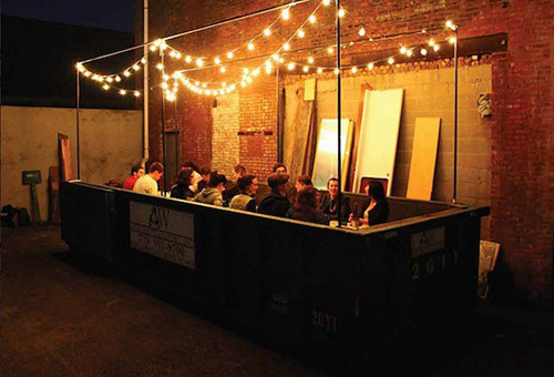 Spend $50 to eat in a trash can to encourage people not to waste food - top emoticon