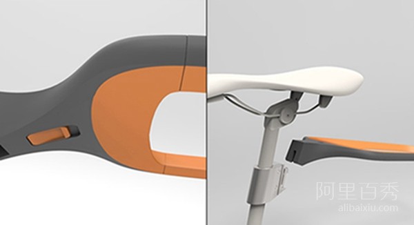 Detachable bicycle, the back seat can be enlarged and locked. No need to worry about being stolen anymore - pinned emoticon
