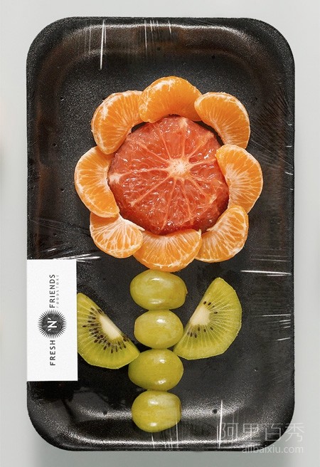 Nice and cute fruit platter, not afraid of children being picky eaters again - top emoticon